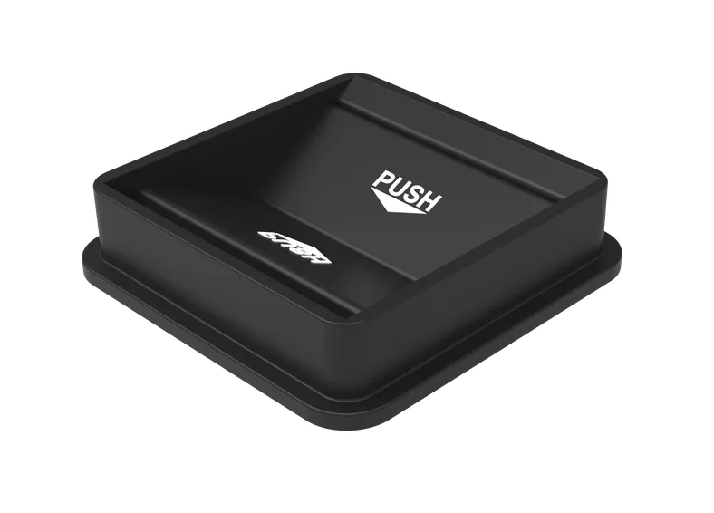 Black Swing Lid for Square Trash Can #81195