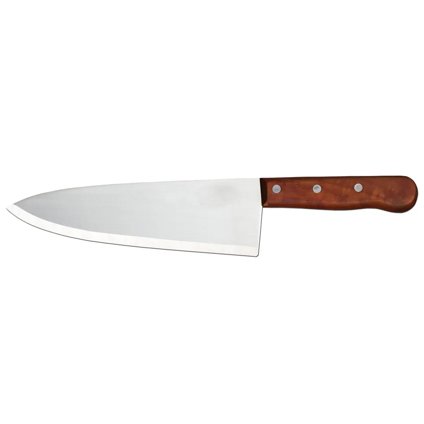 10" Medium Cook Knife with Wooden Handle