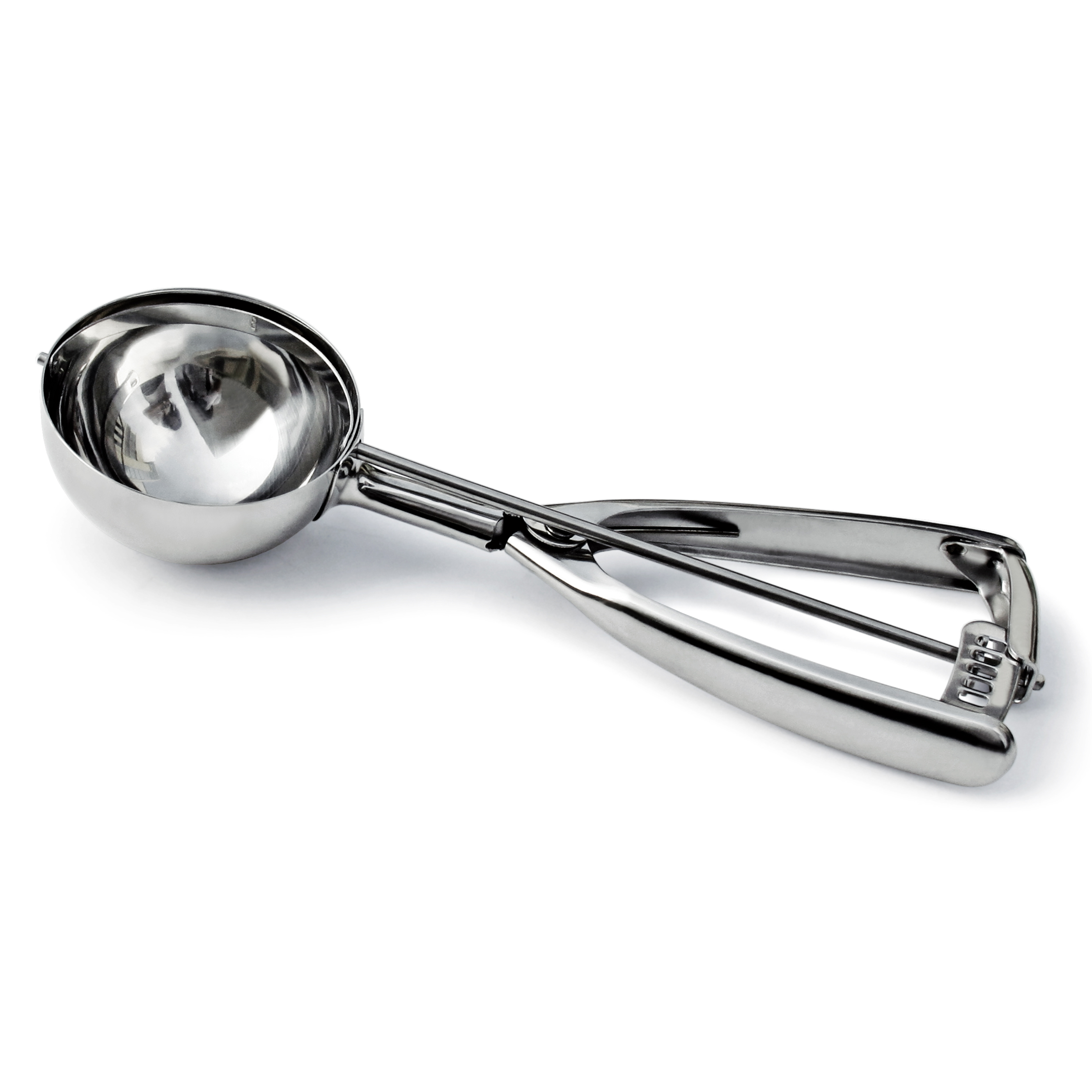 #8 Stainless Steel Squeeze Handle Ice Cream Scoop Disher – 4 oz