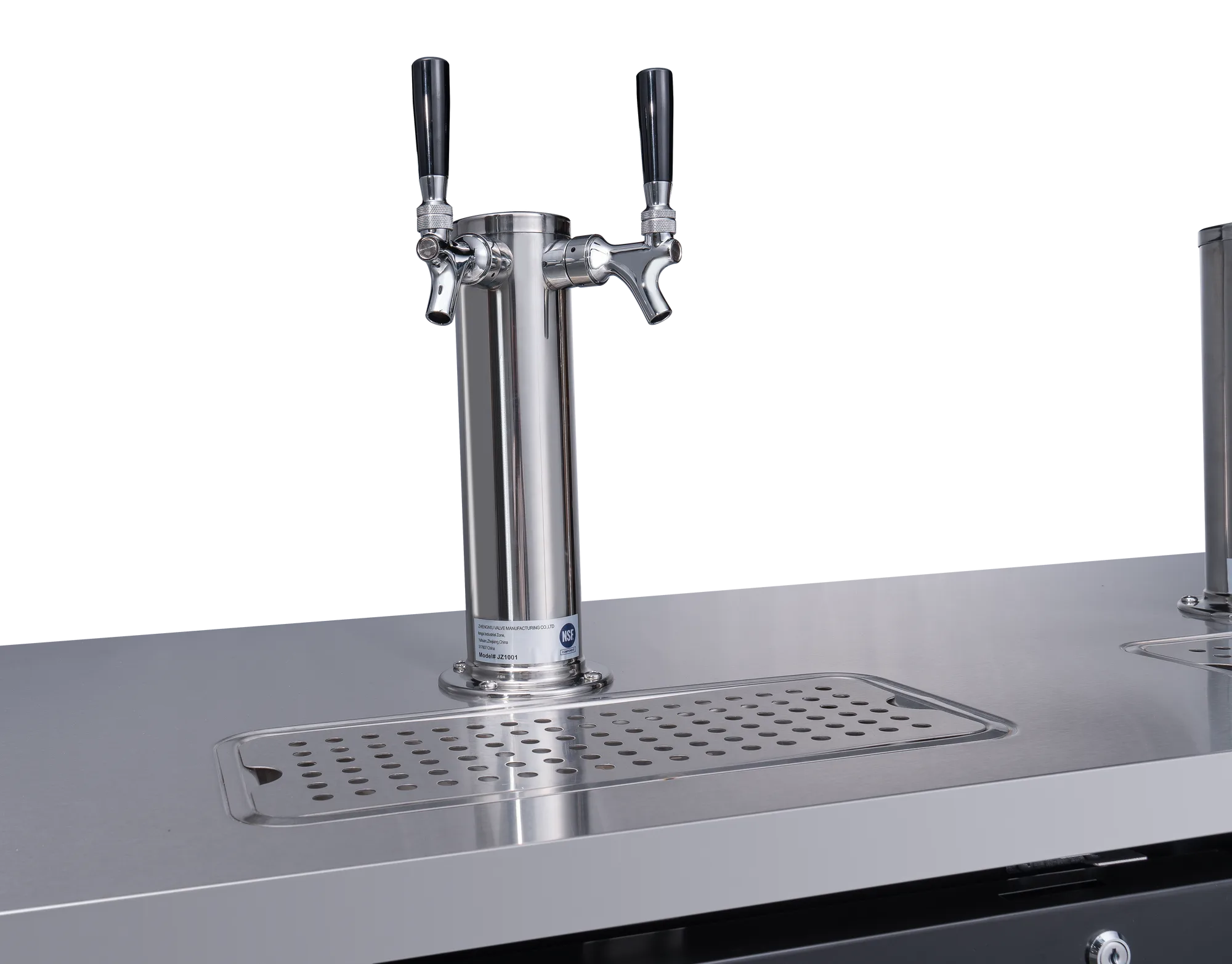 73″ Three (3) Door Kegerator / Beer Dispenser with 2 Taps, 19.6 cu.ft. (556 L)