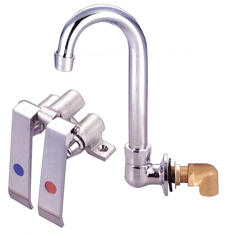 Knee Valve Assembly and Gooseneck Faucet for Sink