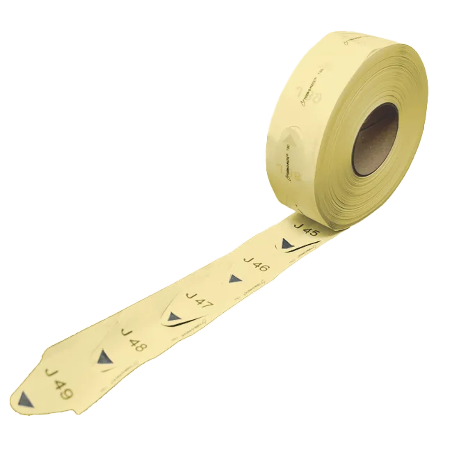 TM TICKETS T80 YELLOW (30 ROLLS/CASE)