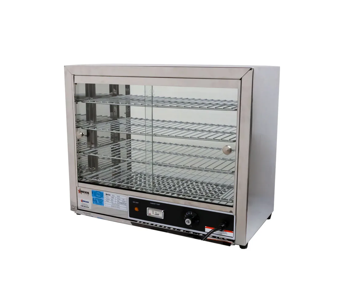 25" Display Warmer, 4 Shelves, Full-Service