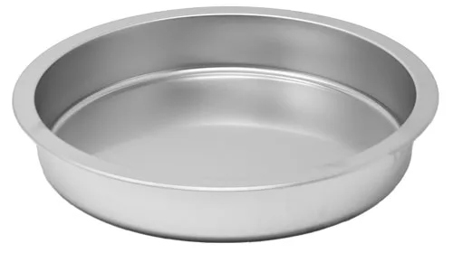 6 qt (5.6 L) Stainless Steel Round Chafing Dish with Roll Top Lid