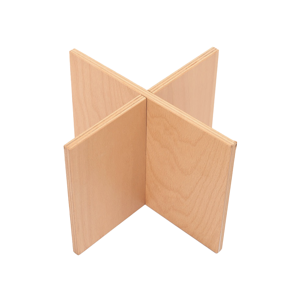Linea Dori 11” x 11” x 8” Beech Removable Support for Serving Boards