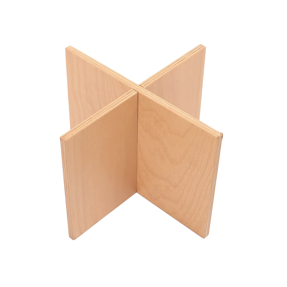 Linea Dori 11” x 11” x 8” Beech Removable Support for Serving Boards