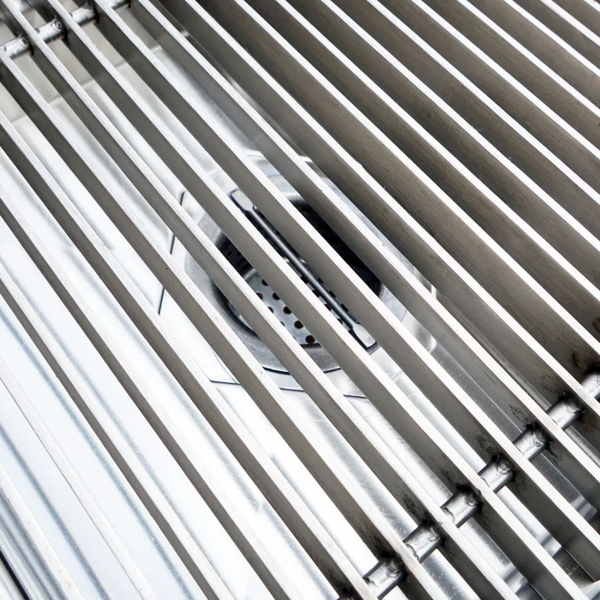 18″ x 18″ Floor Drain with Stainless Steel Grating Bar