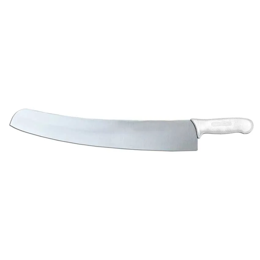 18" Pizza Knife with White Single DR Handle