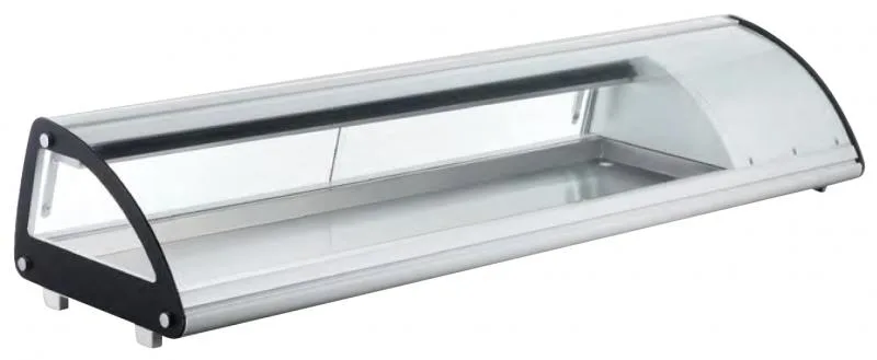 69″ Sushi Showcase with Curved Glass, 3.63 cu.ft. (103 L), White