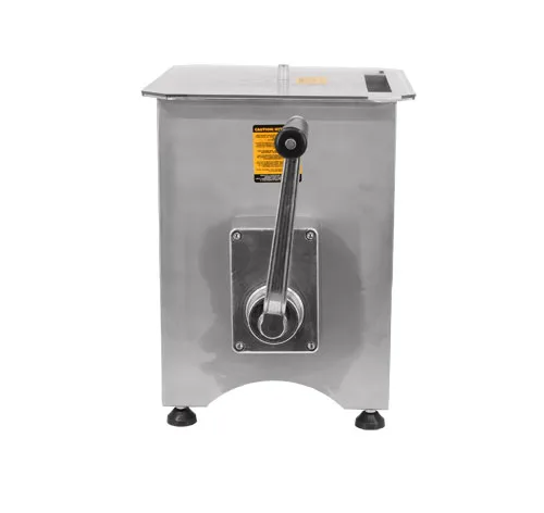 Stainless Steel Manual Non-Tilting Meat Mixer 44 lbs