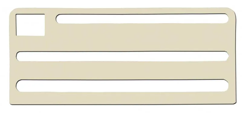 Tan Insert for Extra Small Stainless Steel Knife Racks