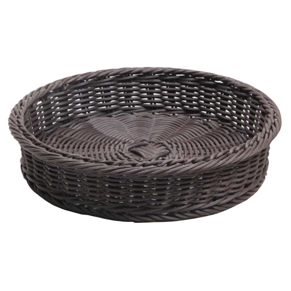 Round Rattan Basket for 3-Tier Display Stand
