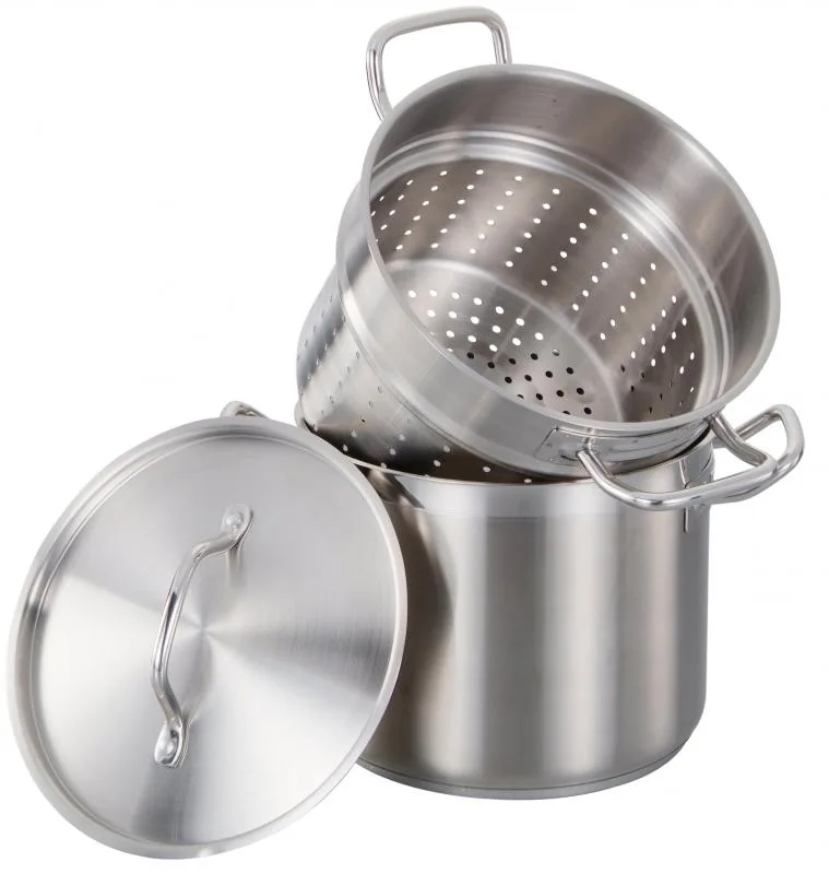 8 qt Stainless Steel Steamer / Pasta Cooker