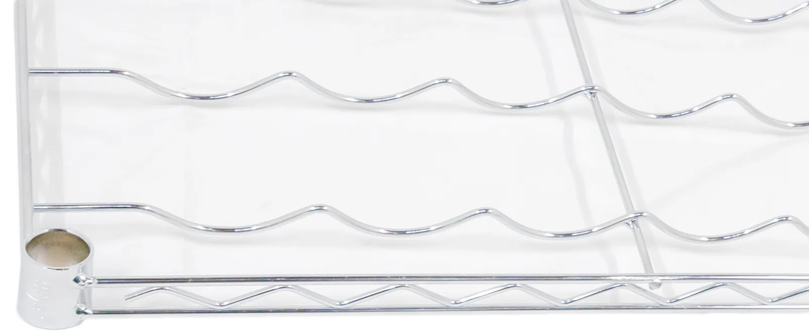 14″ x 36″ Chrome Wire Wine Shelf – 9 Bottles
