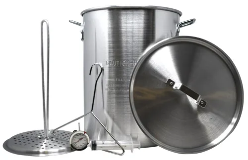 30 qt Turkey Fryer and 10 qt Fish Fryer/Boiler/Steamer Set