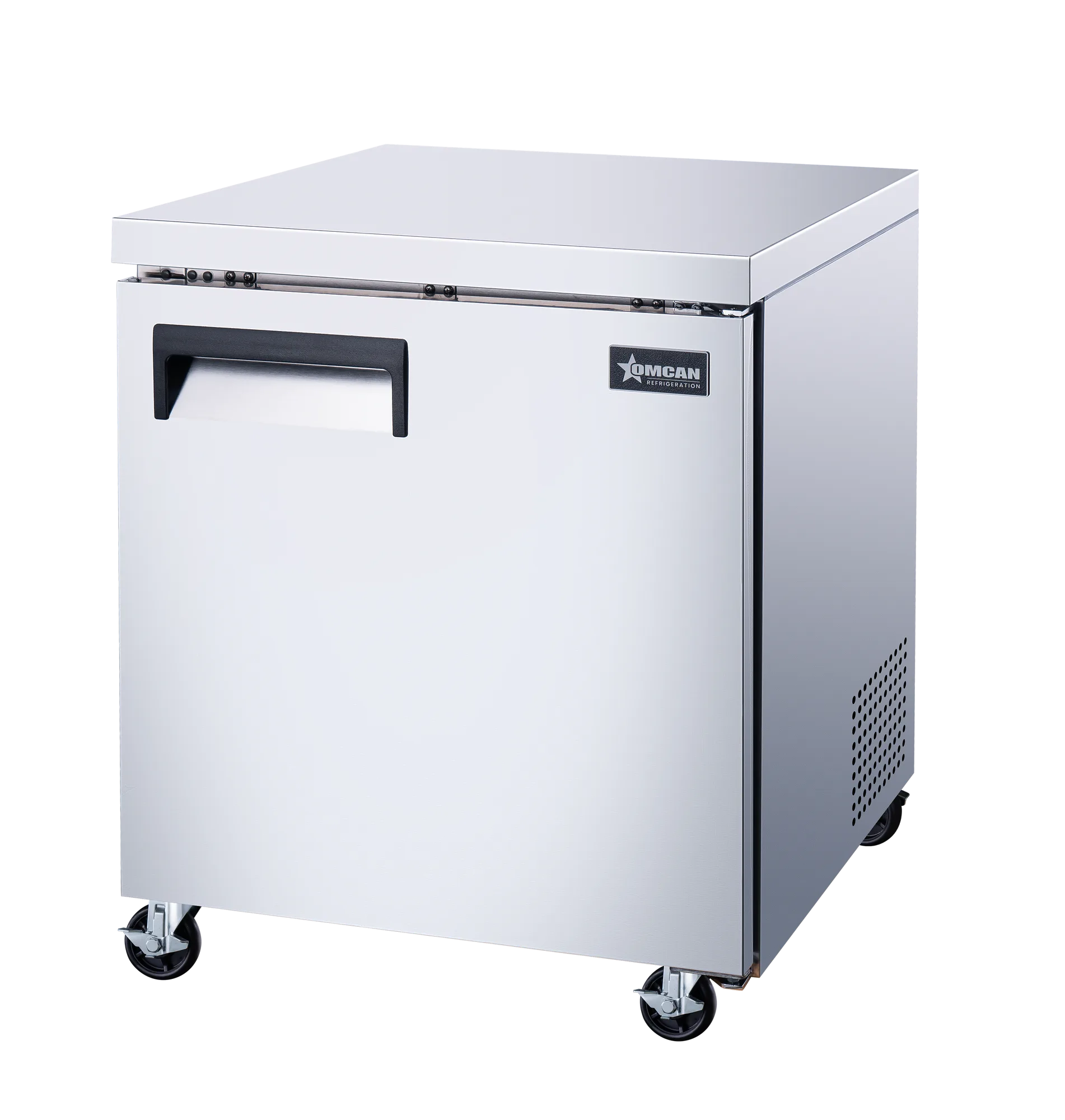 27″ One (1) Door Undercounter Refrigerator, 6.3 cu.ft. (117 L), Stainless Steel