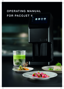 Pacojet User Manual