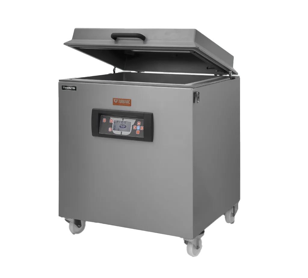 Turbovac M80 Mobile Vacuum Packaging Machine with 29.3"/18" Seal Length and 63 m3 Vacuum Pump