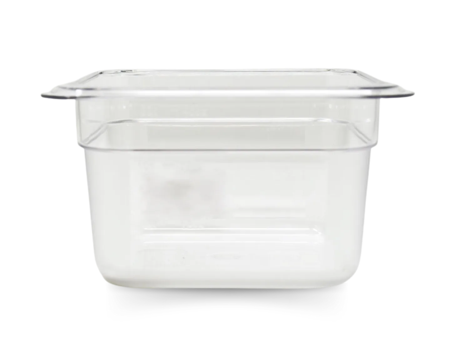 GN 1/6 Sixth-size Polycarbonate Clear Food Pan, 4″ Deep