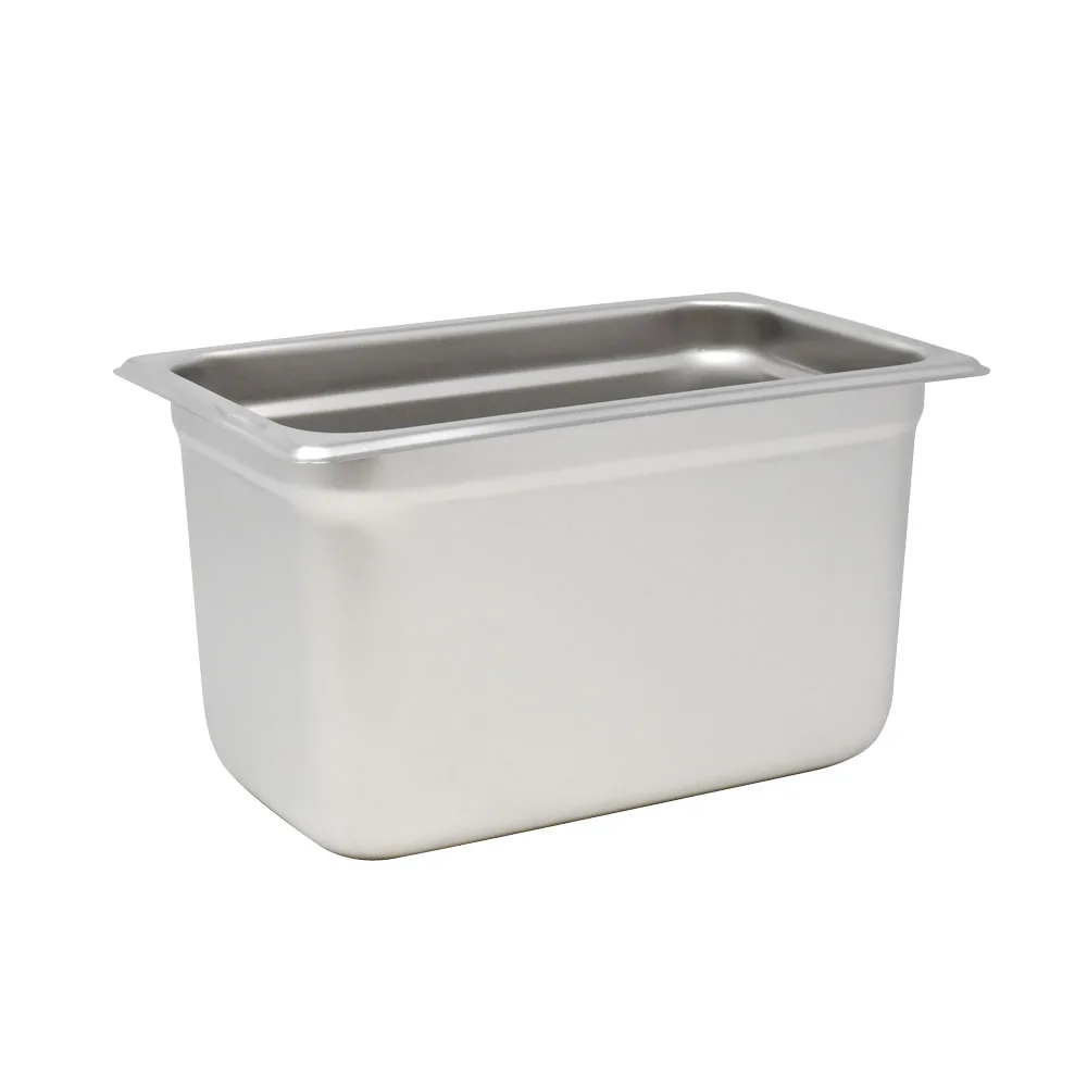 GN 1/4 Quarter-Size Anti-Jam Stainless Steel Steam Table Pan – 6″ Deep