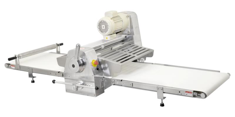 Stainless Steel Table Top Dough Sheeter with 88" Conveyor Length – 0.75 HP (550 W), 220 V, 1 Phase