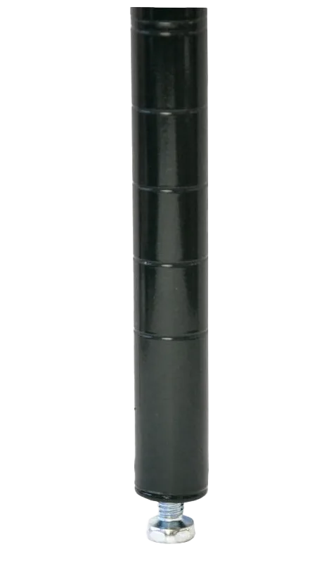 72″ Black Epoxy Post with Leveler