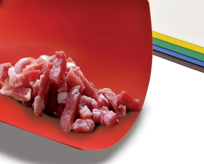 18″ x 24″ x 1/16″ Set of 6 Pre-Cut Color-Coded Polypropylene Flexible Cutting Boards