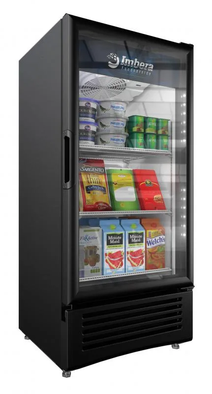 Imbera 25″ One (1) Glass Door Refrigerator, 9 cu.ft. (255 L), Black