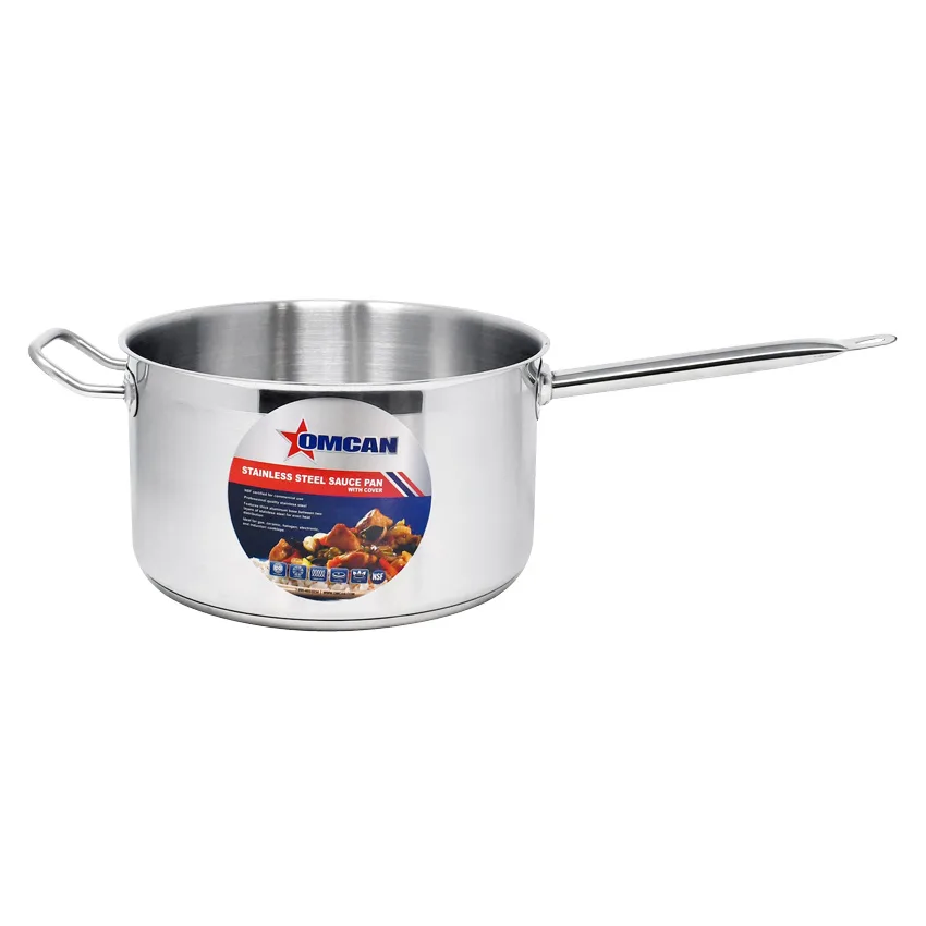 10 qt Stainless Steel Sauce Pan with Lid and Handle