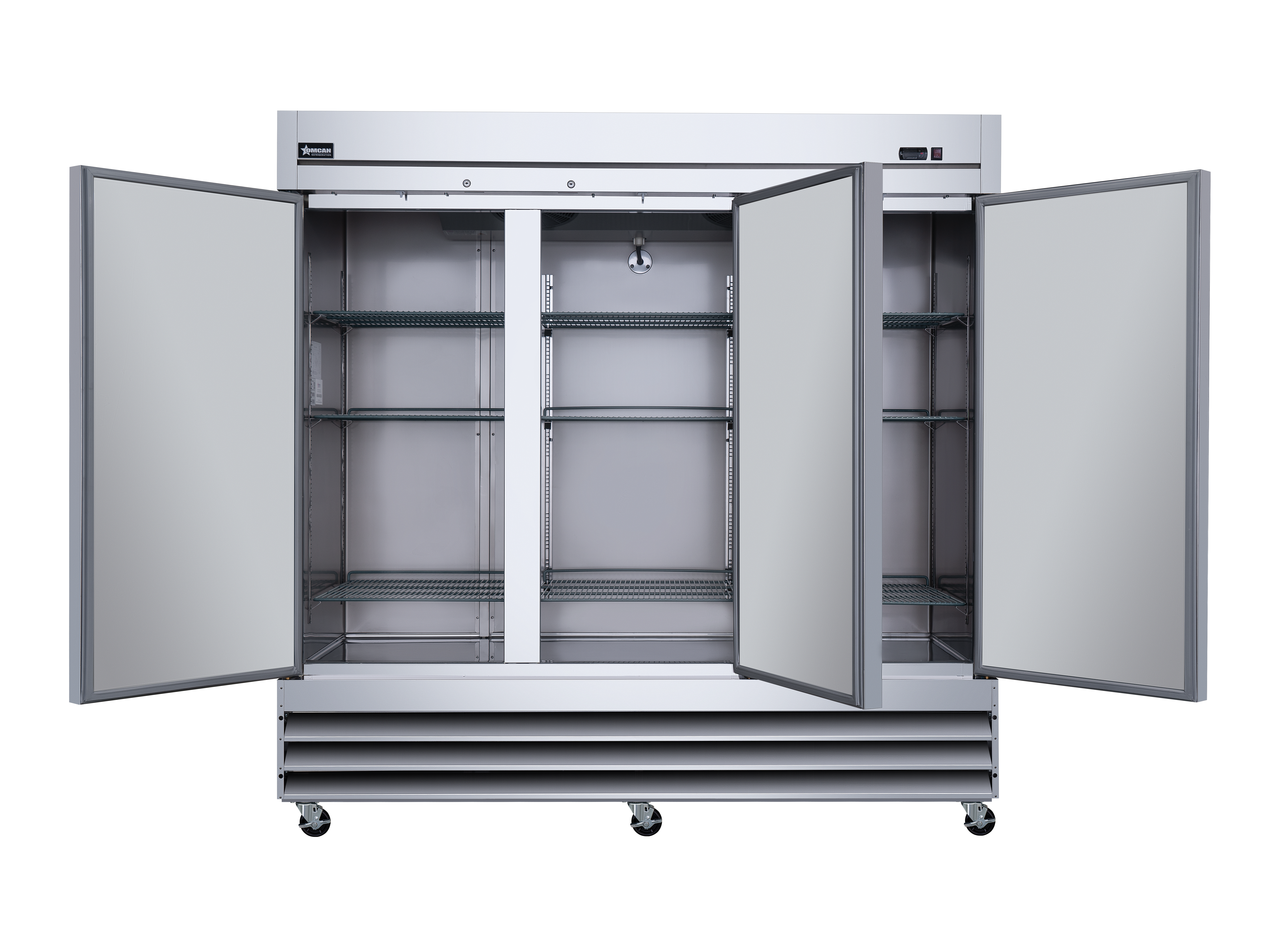 81″ Three (3) Door Reach-in Refrigerator, 72 cu.ft (2040 L), Stainless Steel