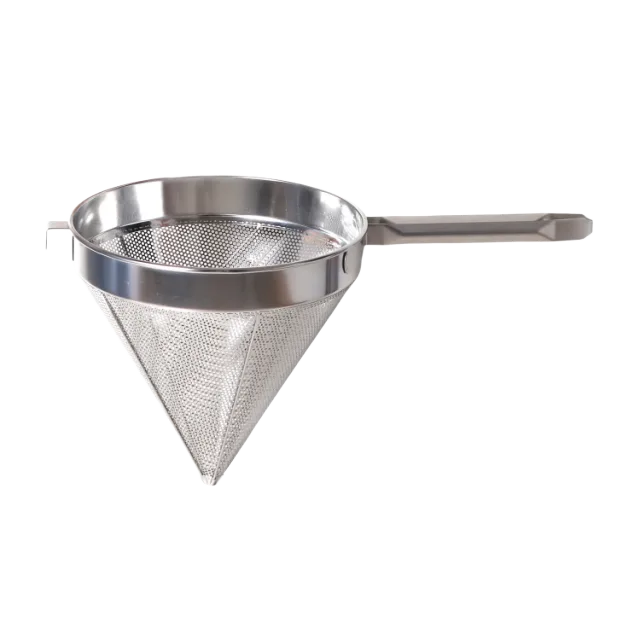 8" Stainless Steel Fine China Cap / Chinois Strainer