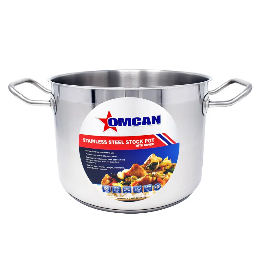 8 qt Stainless Steel Stock Pot with Lid