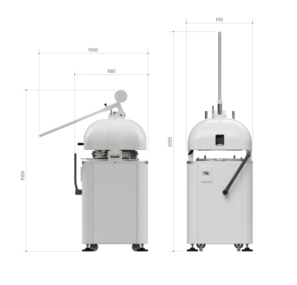 Trento Manual Bun / Dough Rounding Divider, 15 Division – 220V, 1Ph