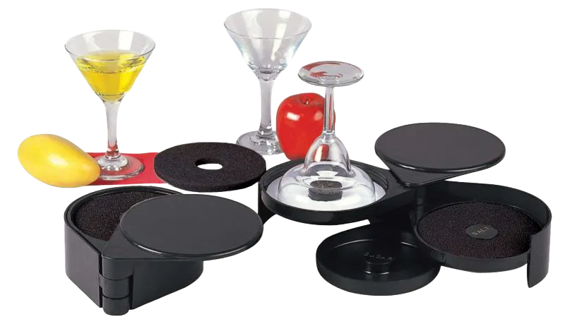 3-Tier Black Glass Rimmer