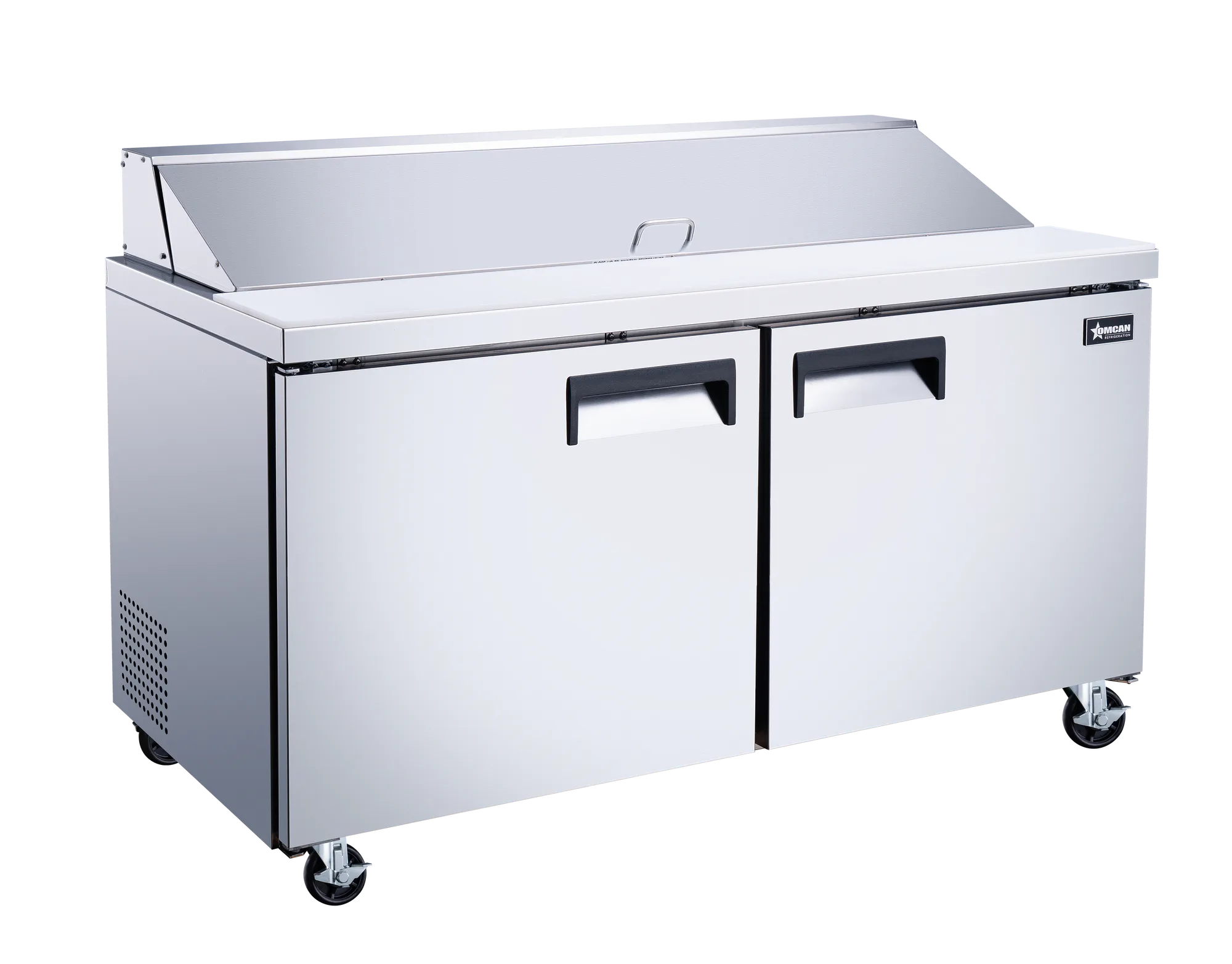 60″ Two (2) Door Refrigerated Prep Table, 15 cu.ft. (425 L), Stainless Steel