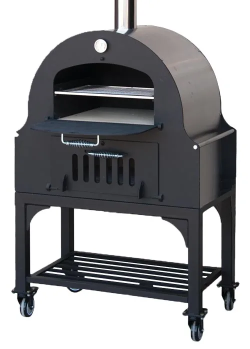 34" Outdoor Wood Burning Oven with Stainless Steel Oven Shelf