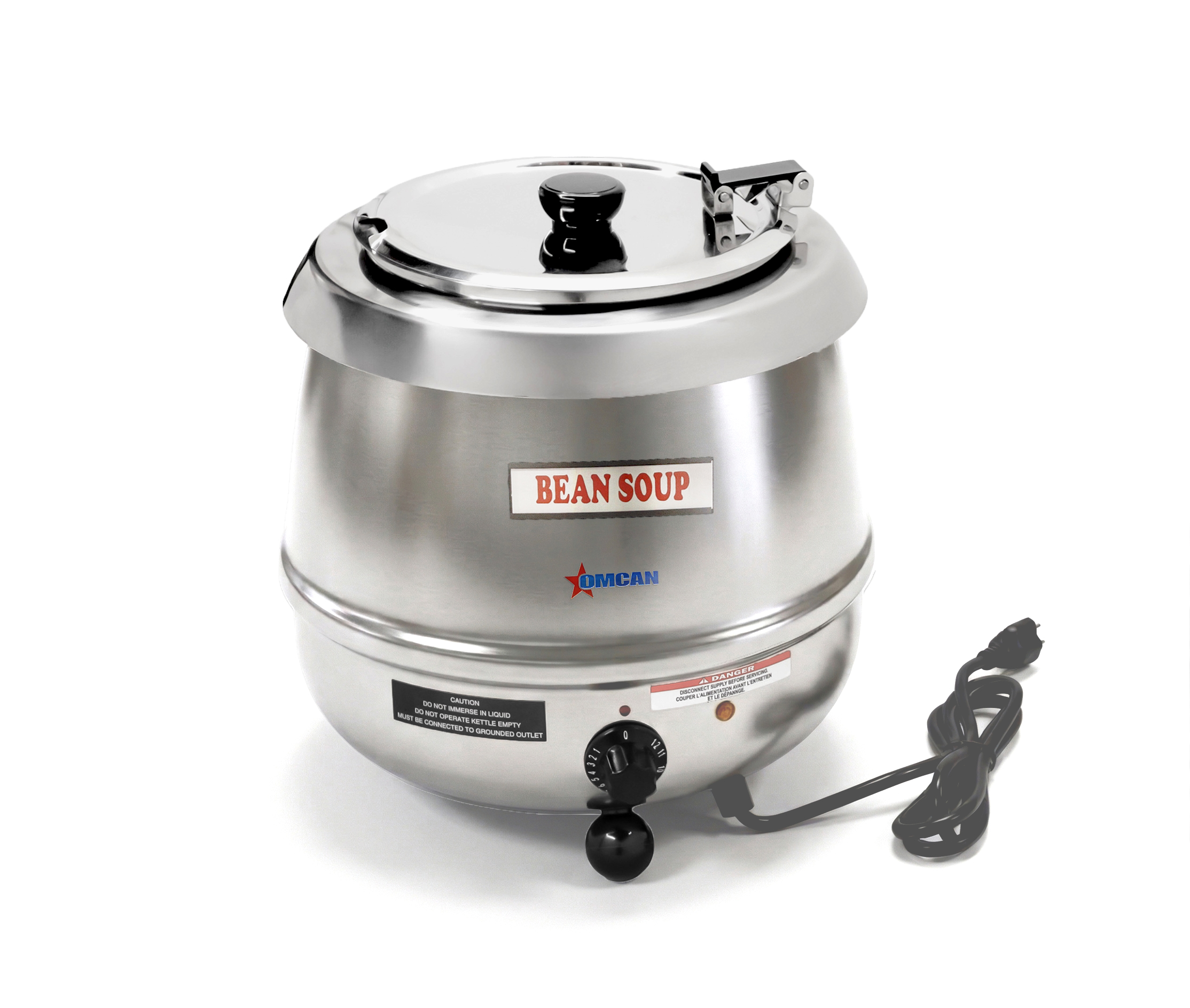 11 qt Stainless Steel Single Soup Kettle