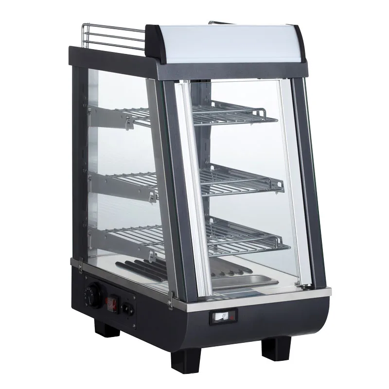 13" Display Warmer, 3 Shelves, Sliding doors, Self/Full-Service, 2.7 cu.ft. (76 L) Capacity
