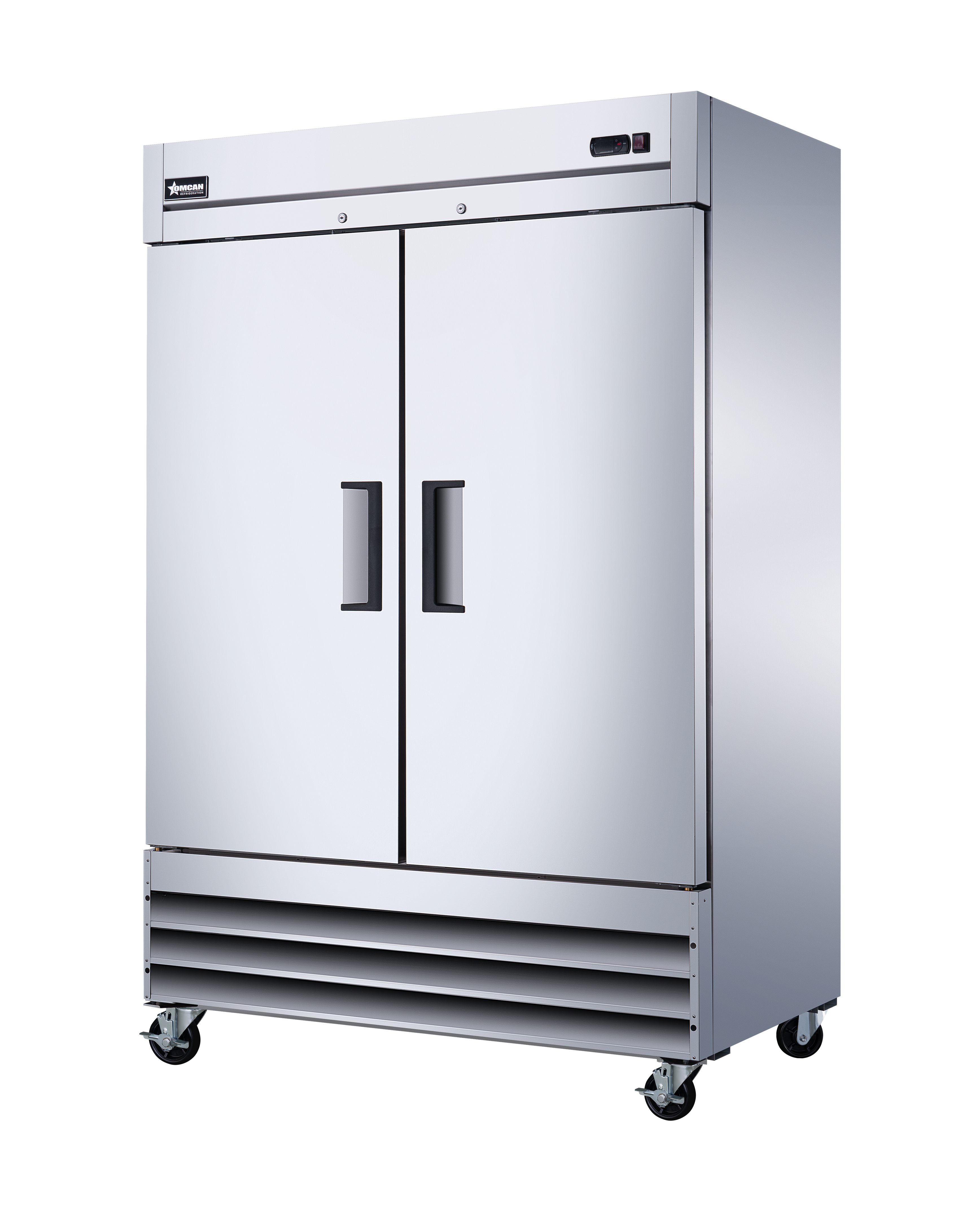 54″ Two (2) Door Reach-in Refrigerator, 47 cu.ft. (1330 L), Stainless Steel