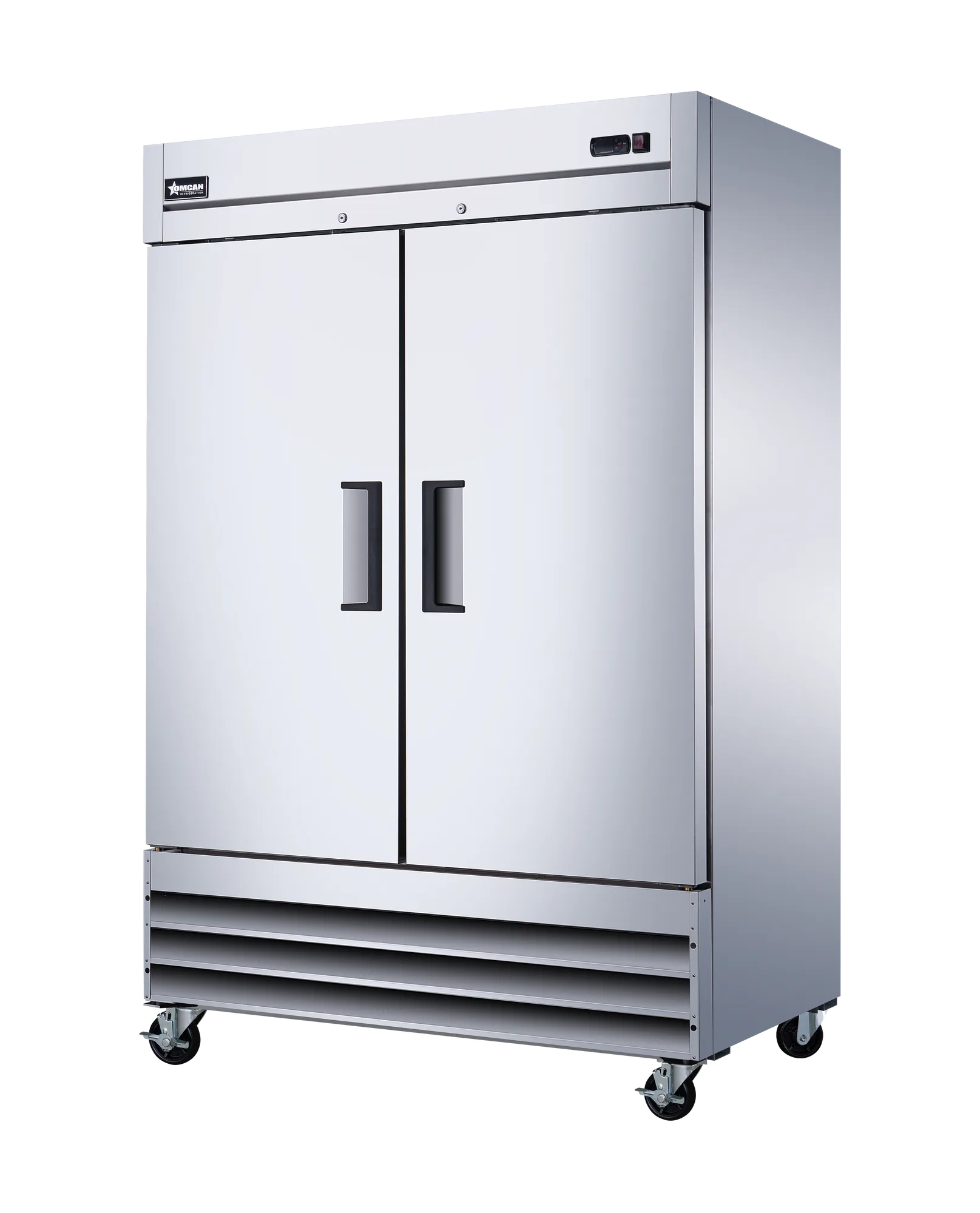 54″ Two (2) Door Reach-in Refrigerator, 47 cu.ft. (1330 L), Stainless Steel