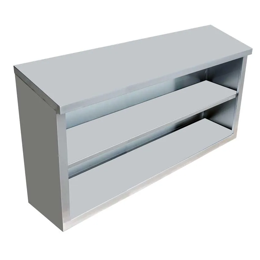 15″ x 48″ x 32.5″ Stainless Steel Open Wall Cabinet
