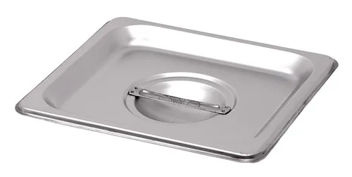 1/6-Size Solid Stainless Steel Steam Table Pan Cover