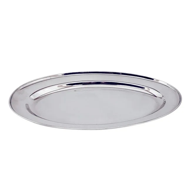 15 7/8″ x 10 1/2″ Stainless Steel Oval Platter