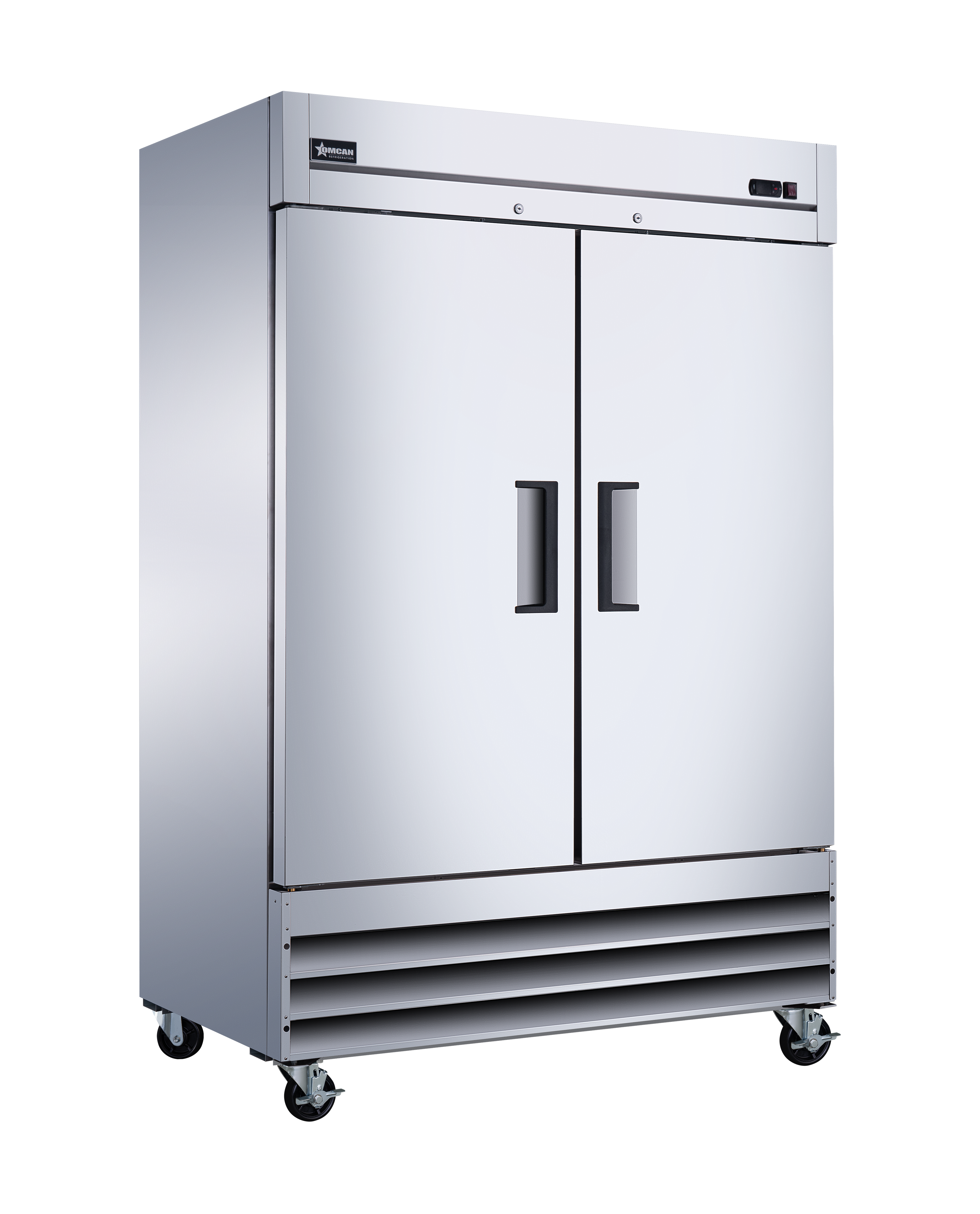 54″ Two (2) Door Reach-in Refrigerator, 47 cu.ft. (1330 L), Stainless Steel