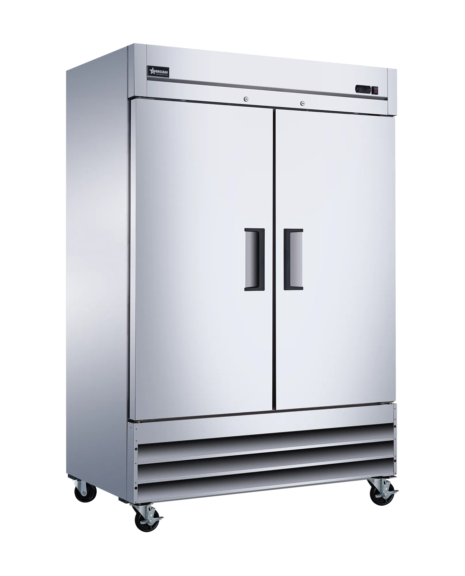 54″ Two (2) Door Reach-in Refrigerator, 47 cu.ft. (1330 L), Stainless Steel