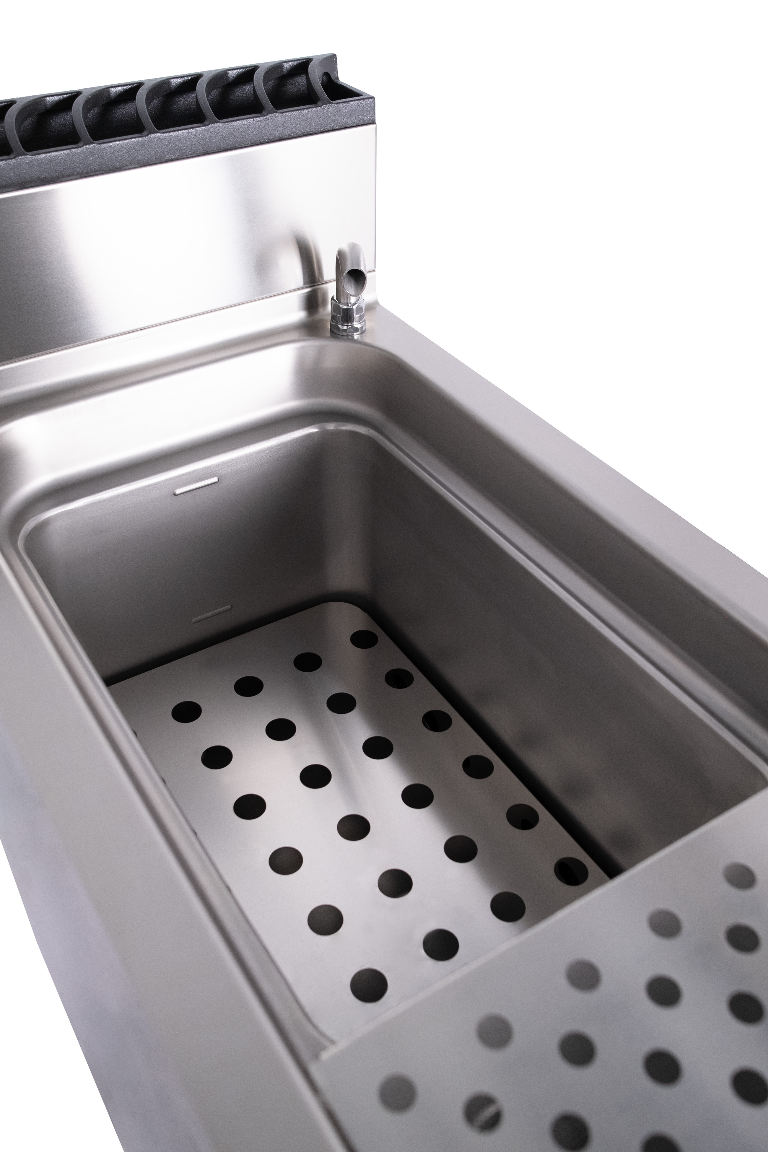 Trento 12 Gallon (45L) Natural Gas Pasta Cooker, Double Burner – 78,000 BTU