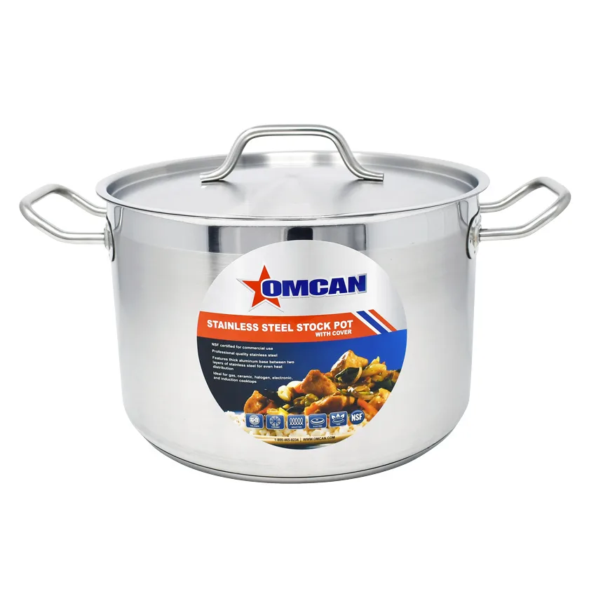 12 qt Stainless Steel Stock Pot with Lid