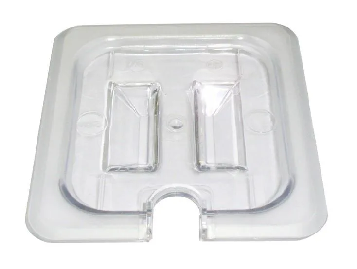 Polycarbonate Clear Slotted Cover for 1/3 Size Food Pans