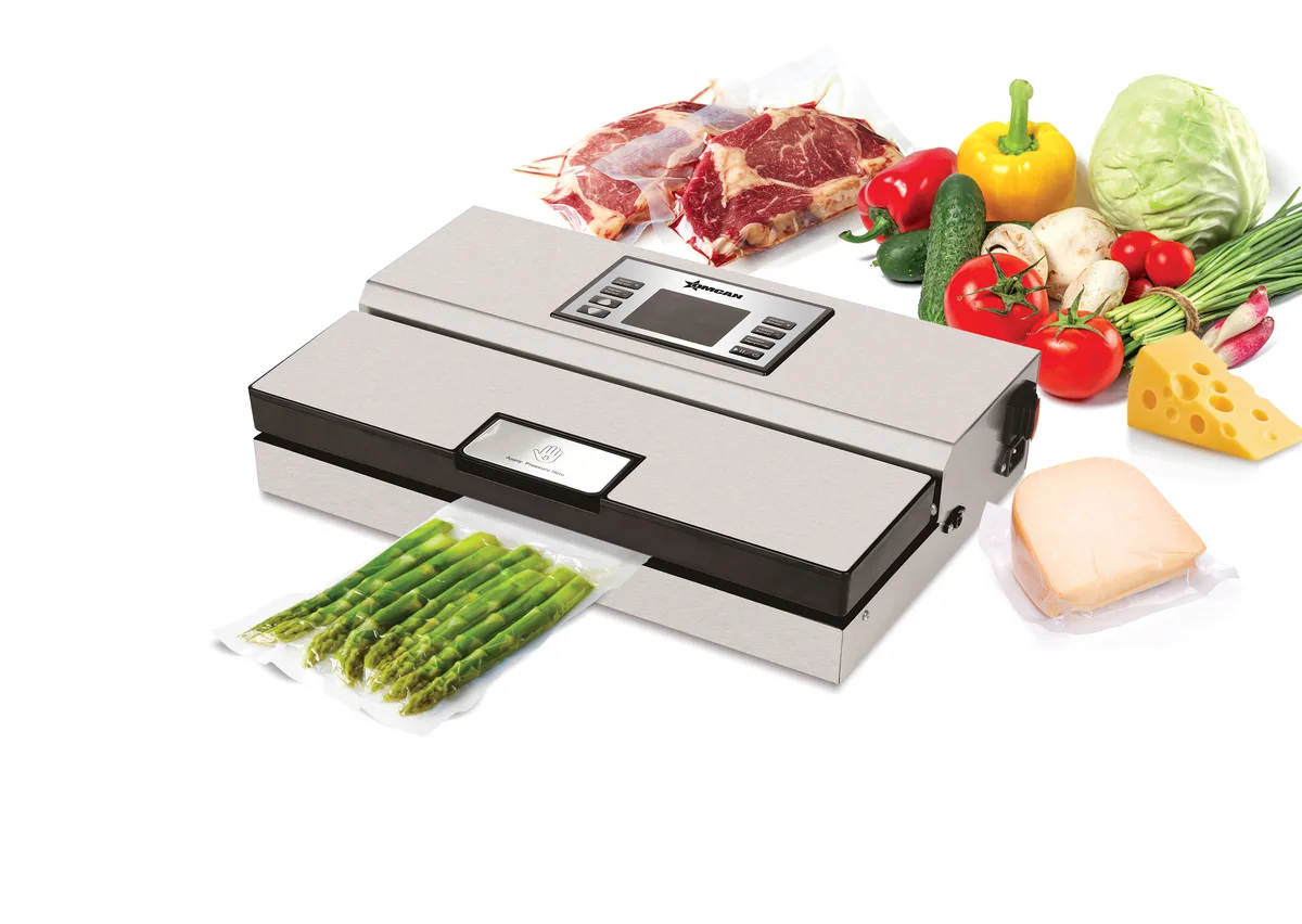 Heavy Duty Vacuum Packing Machine with 12.2" Seal Bar – All Stainless Steel