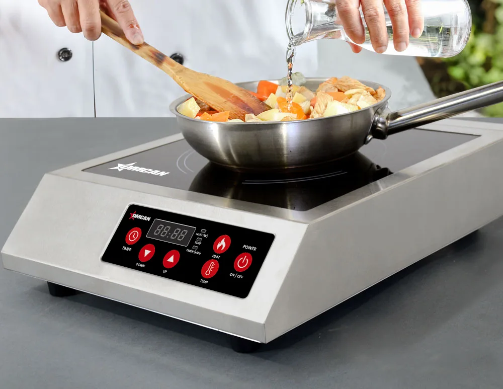 3.5 kW Stainless Steel Commercial Countertop Induction Cooker